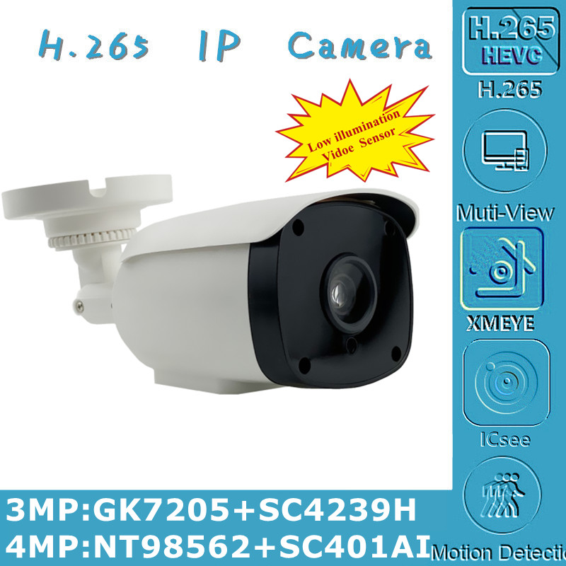 3/4MP H.265 IP Bullet ī޶ NT98562 + SC401AI 2560*14..